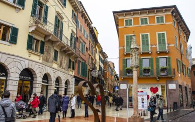 Verona şehri, İtalya. Avrupa'nın eski şehir. İtalya Turizm şehir. 