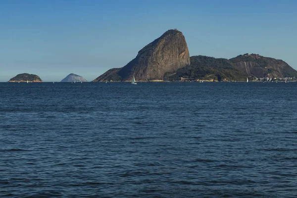 Most Famous Mountains World Mountain Sugar Loaf Rio Janeiro Brazil — Stock Photo, Image