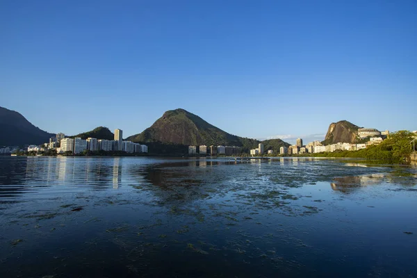 Csodálatos Várost Csodálatos Hely Van Világon Lagúna Környéken Ipanema Rio — Stock Fotó