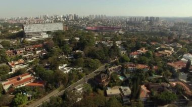 Dünyanın dört bir yanından futbol. Sao Paulo futbol kulübü veya Morumbi stadyum veya Cicero Pompeu Toledo Stadyumu. Sao Paulo şehir, Brezilya, Güney 04/20/2015 yapılan Americavideo