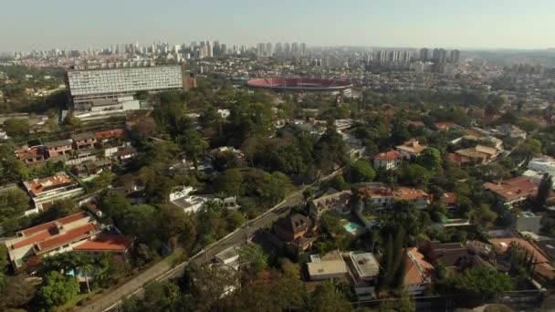 Piłka Nożna Świecie Klub Piłkarski Sao Paulo Lub Morumbi Stadium — Wideo stockowe