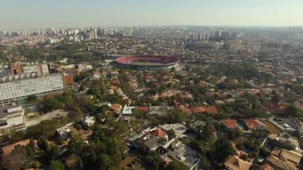 世界各地的足球 圣保罗足球俱乐部或莫鲁比球场或西塞罗庞贝乌托莱多球场 巴西圣保罗市 南美洲视频制作于 2015年0420 — 图库视频影像