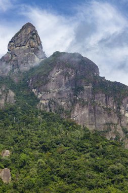 Güzel dağ, parmak Tanrı Teresopolis şehir, devlet Rio de Janeiro, Brezilya'nın Güney Amerika'nın. 
