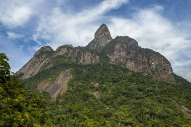 Güzel dağ, parmak Tanrı Teresopolis şehir, devlet Rio de Janeiro, Brezilya'nın Güney Amerika'nın. 