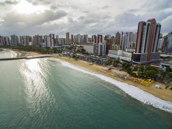 Plajlar Dünya Kentleri Fortaleza Şehir Eyalet Ceara Brezilya Güney Amerika — Stok fotoğraf
