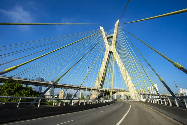 Tuibrug Wereld Sao Paulo Brazilië Zuid Amerika Van Stad Symbool — Stockfoto