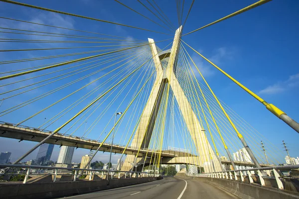 Tuibrug Wereld Sao Paulo Brazilië Zuid Amerika Van Stad Symbool — Stockfoto