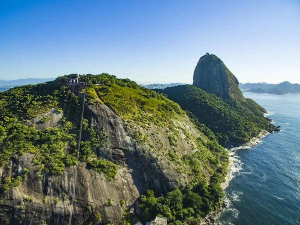 Slavná Hora Sugarloaf Mountain Rio Janeiro Brazílie Šířku — Stock fotografie