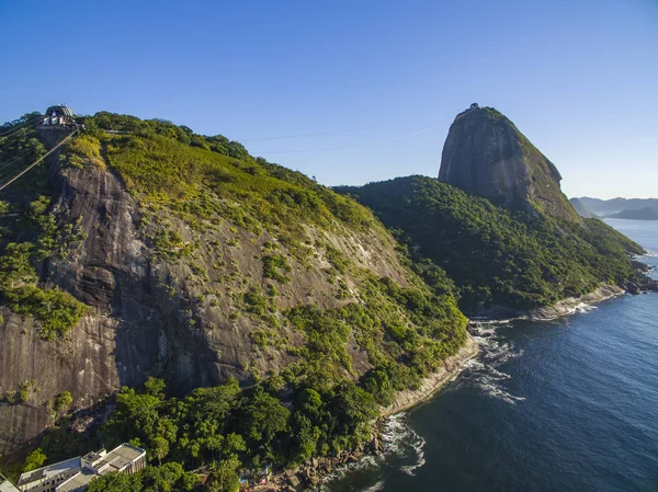 Famous Mountain Sugarloaf Mountain Rio Janeiro Brazil Landscape — Stock Photo, Image