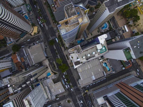 Вид Воздуха Вид Сверху Здания Улицы Fortaleza City Brazil — стоковое фото