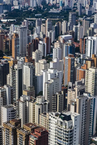Vista Aérea Una Gran Ciudad Sao Paulo Brasil América Del — Foto de Stock
