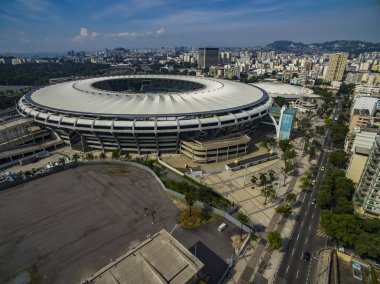 Rio de Janeiro Şehri, Brezilya Güney Amerika. 05/04/2019maracana Stadyumu. Brezilya futbolu. 