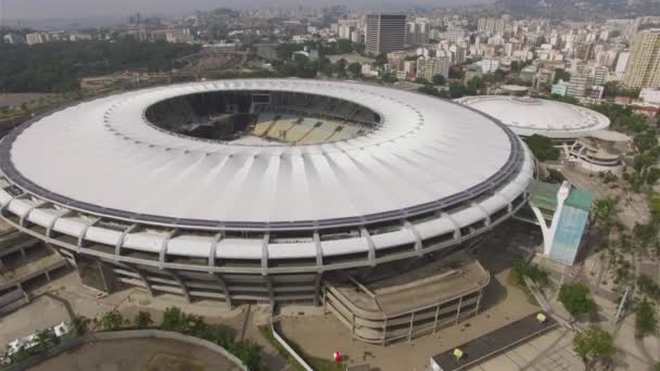 Miasto Rio Janeiro Brazylia Ameryka Południowa 2019 Stadion Maracana Brazylijska — Wideo stockowe