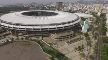 Maracana Stadyumu. Brezilya futbolu. Maracana stadyumunda müzikal. Rio de Janeiro Şehri, Brezilya Güney Amerika. 05/04/2019 