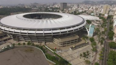 Maracana Stadyumu. Brezilya futbolu. Maracana stadyumunda müzikal. Rio de Janeiro Şehri, Brezilya Güney Amerika. 05/04/2019 