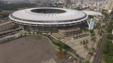 Maracana Stadyumu. Brezilya futbolu. Maracana stadyumunda müzikal. Rio de Janeiro Şehri, Brezilya Güney Amerika. 05/04/2019 