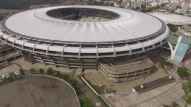 Maracana Stadyumu. Brezilya futbolu. Maracana stadyumunda müzikal. Rio de Janeiro Şehri, Brezilya Güney Amerika. 05/04/2019 