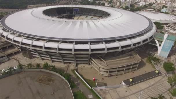 Maracana Stadion Brasiliansk Fotboll Musikal Maracana Stadion Staden Rio Janeiro — Stockvideo