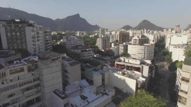 Відео Будівництва Великого Міста Район Леблон Ріо Жанейро Південна Америка — стокове відео