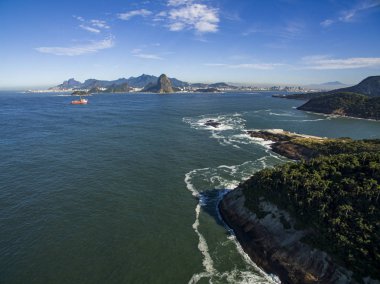 Dünyanın harika şehirleri. Rio de Janeiro, Brezilya, Güney Amerika. 