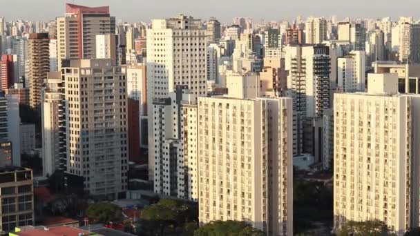 Большой Город Мире Город Сао Паулу Бразилия Южная Америка — стоковое видео