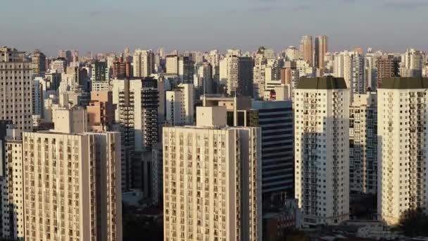 Dünyanın Büyük Şehri Sao Paulo Şehri Brezilya Güney Amerika — Stok video