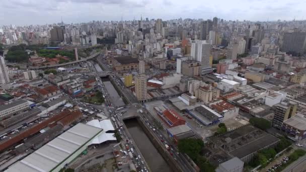 Una Gran Ciudad Del Mundo Ciudad Sao Paulo Brasil América — Vídeo de stock