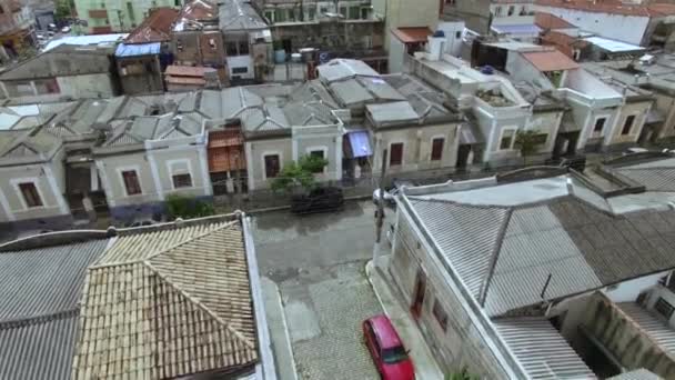 Casas Bairro Iguais Street Economizadora Bairro Luz Bairro Luz São — Vídeo de Stock