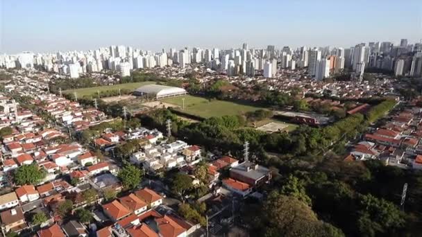 Wielkie Miasto Świecie Sao Paulo Brazylia Ameryka Południowa — Wideo stockowe