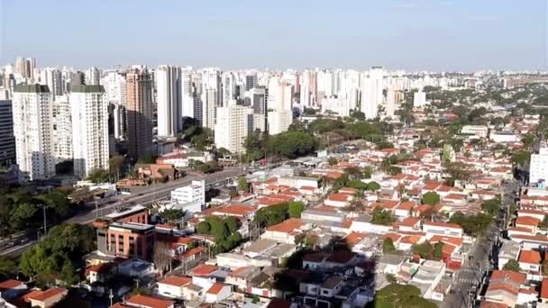 Grande Citta Del Mondo Città San Paolo Brasile Sud America — Video Stock