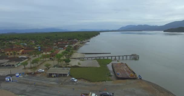 Βίλα Ντα Γκλόρια Φέρι Joao Souza Mello Και Alvim Road — Αρχείο Βίντεο