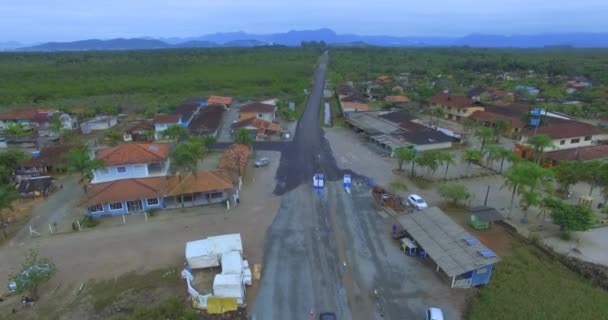 Fähre Die Autos Auf Die Andere Seite Bringt Vila Gloria — Stockvideo