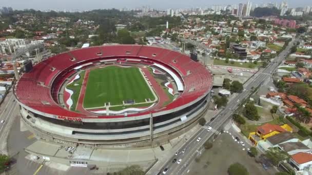 Světové Fotbalové Stadiony Fotbal Celém Světě Fotbalový Klub Sao Paulo — Stock video