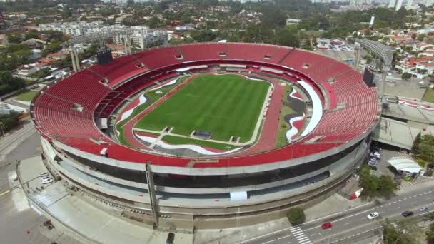 Světové Fotbalové Stadiony Fotbal Celém Světě Fotbalový Klub Sao Paulo — Stock video