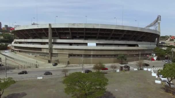 Světové Fotbalové Stadiony Fotbal Celém Světě Fotbalový Klub Sao Paulo — Stock video