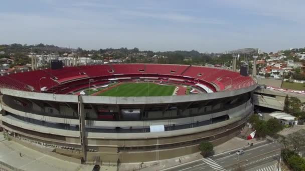 Stadiony Świata Piłki Nożnej Piłka Nożna Całym Świecie Sao Paulo — Wideo stockowe