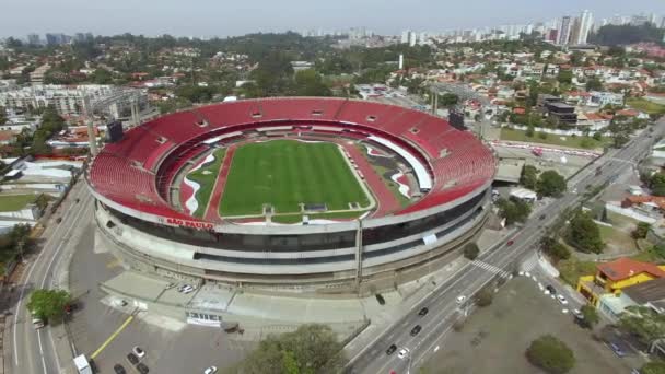 Weltfußballstadien Fußball Auf Der Ganzen Welt Sao Paulo Fußballverein Oder — Stockvideo