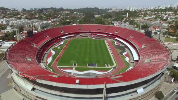 Světové Fotbalové Stadiony Fotbal Celém Světě Fotbalový Klub Sao Paulo — Stock video