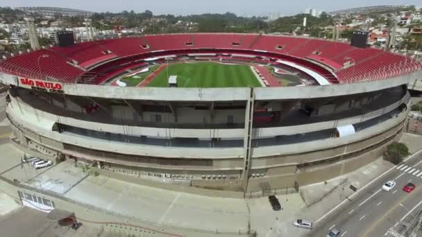 Stadiony Świata Piłki Nożnej Piłka Nożna Całym Świecie Sao Paulo — Wideo stockowe