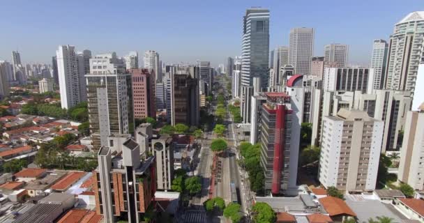 Viktiga Städer Världen Viktiga Vägar Världen São Paulo Stad São — Stockvideo