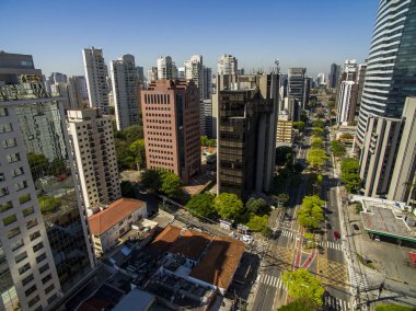 Dünyanın en önemli şehirleri. Dünyanın en önemli caddeleri. Sao Paulo şehri. Sao Paulo Eyaleti, Brezilya Güney Amerika. 