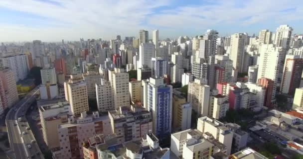 Belangrijke Steden Van Wereld Sao Paulo Stad Sao Paulo Brazilië — Stockvideo