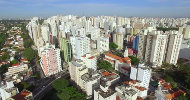 Belangrijke Steden Van Wereld Sao Paulo Stad Sao Paulo Brazilië — Stockvideo