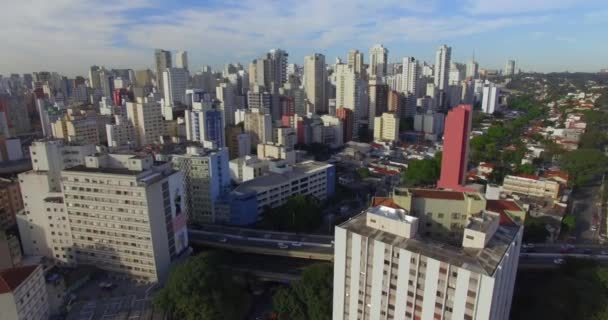 Město Sao Paulo Sao Paulo Brazílie Jižní Amerika Důležitá Města — Stock video