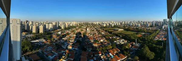 Panoramatický Výhled Město Sao Paulo Brazílie Jižní Amerika — Stock fotografie