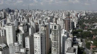 Sao Paulo şehri, Brezilya. Büyük şehirler, büyük binalar ve büyük caddeler.. 