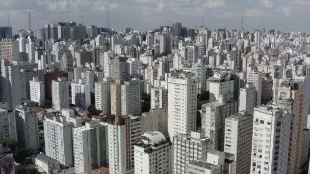 Grande Citta Del Mondo Città San Paolo Brasile Sud America — Video Stock