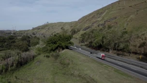 Slavné Silnice Světě Prezident Dutra Highway Stát Sao Paulo Brazílie — Stock video