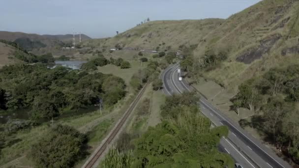 Διάσημοι Δρόμοι Στον Κόσμο Πρόεδρος Dutra Highway Πολιτεία Του Σάο — Αρχείο Βίντεο