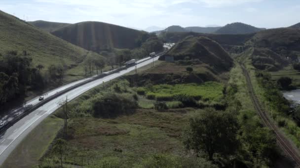 Strade Famose Nel Mondo Presidente Dutra Highway Stato San Paolo — Video Stock